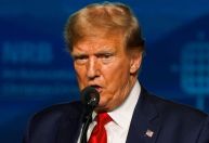 Joe Biden é ameaça à democracia, diz Donald Trump