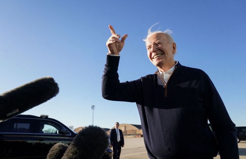 Presidente dos EUA, Joe Biden, na base aérea de Andrews, em Maryland / 11/03/2024 REUTERS/Kevin Lamarque