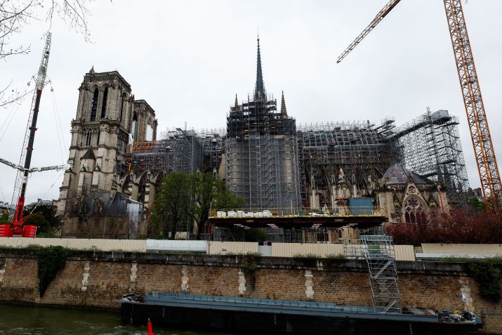 Catedral de Notre-Dame, em Paris • 30/03/2024 REUTERS/Gonzalo Fuentes