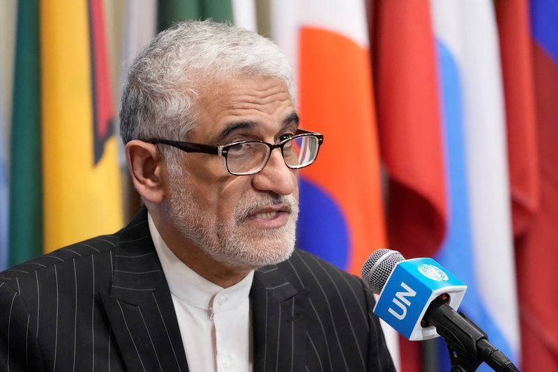Embaixador do Irã na ONU, Amir Saeid Iravani, na sede