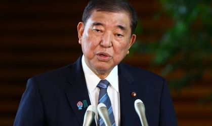 Primeiro-ministro do Japão, Shigeru Ishiba,