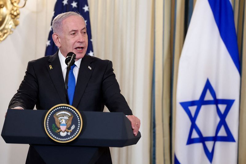 Primeiro-ministro israelense, Benjamin Netanyahu