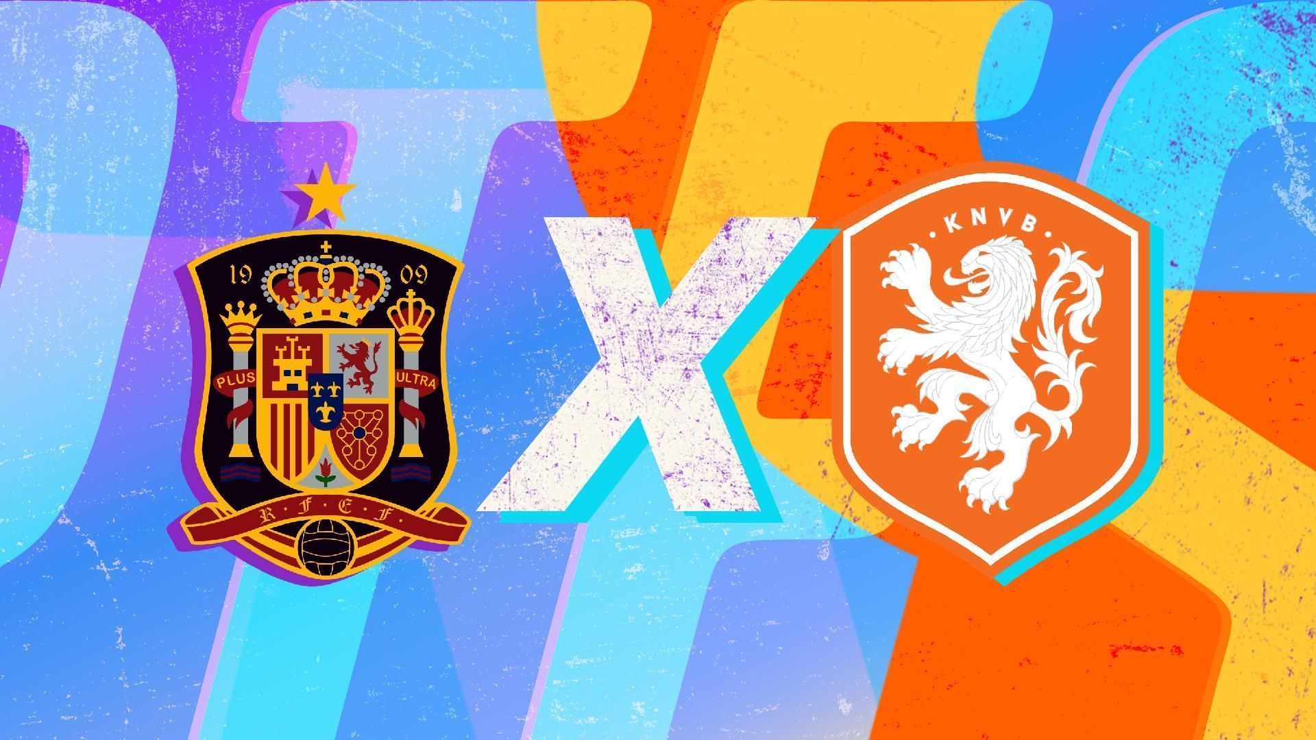 Arte com os escudos de Espanha e Holanda
