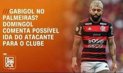 Gabigol no Palmeiras? Domingol comenta possível ida do atacante para o clube | DOMINGOL