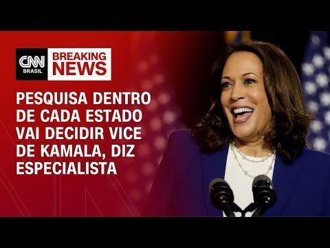 Pesquisa dentro de cada estado vai decidir vice de Kamala, diz especialista | AMÉRICA DECIDE