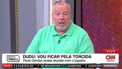 Paulo Serdan, torcedor do Palmeiras