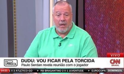 Paulo Serdan, torcedor do Palmeiras