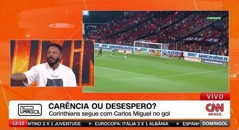 Michel Bastos, comentarista do Domingol