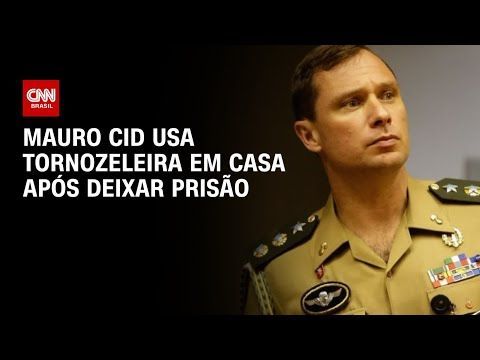 Mauro Cid usa tornozeleira em casa após deixar prisão | AGORA CNN