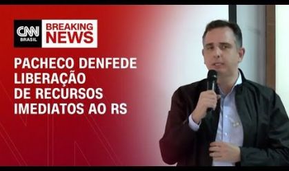 Pacheco defende liberação de recursos imediatos ao RS | AGORA CNN