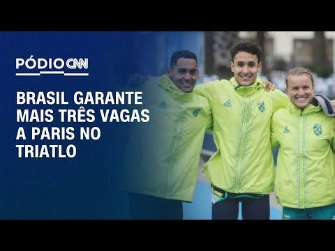 Brasil garante mais três vafas a Paris no Triatlo