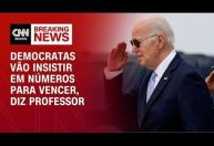 Democratas defenderão legado de Biden com foco em números econômicos, diz especialista à CNN